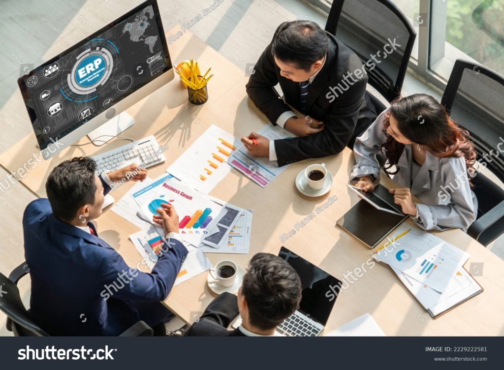stock-photo-erp-enterprise-resource-planning-software-for-modish-business-to-plan-the-marketing-strategy-2229222581